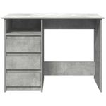 Casa si Gradina - Mobilier - Mese si birouri - Birouri - Birou, gri beton, 102x50x75 cm, lemn compozit - Infinity.ro