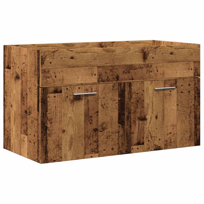 Casa si Gradina - Mobilier - Seturi de mobilier - Seturi baie - Set mobilier de baie, 2 piese, lemn vechi, lemn prelucrat - Infinity.ro