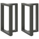 Casa si Gradina - Mobilier - Feronerie si accesorii mobila - Picioare pentru masa in forma de T, 2 buc Antracit Otel, mărime 60x35x(72-73) cm - Infinity.ro