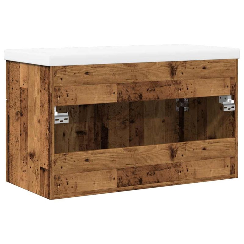 Casa si Gradina - Mobilier - Seturi de mobilier - Seturi baie - Set mobilier de baie, 2 piese, lemn vechi, lemn prelucrat - Infinity.ro