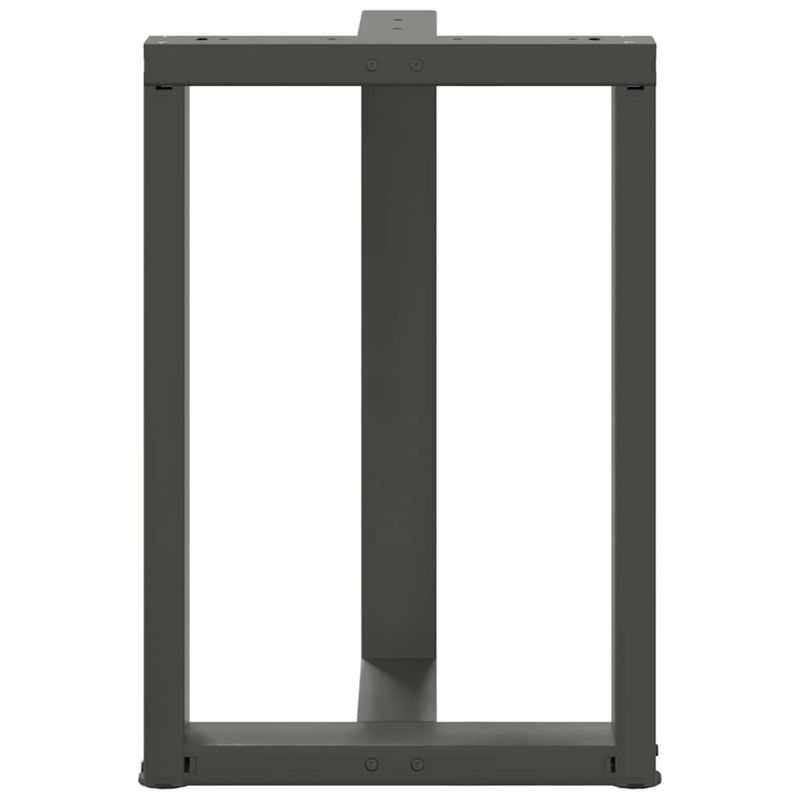 Casa si Gradina - Mobilier - Feronerie si accesorii mobila - Picioare pentru masa in forma de T, 2 buc Antracit Otel, mărime 60x35x(72-73) cm - Infinity.ro