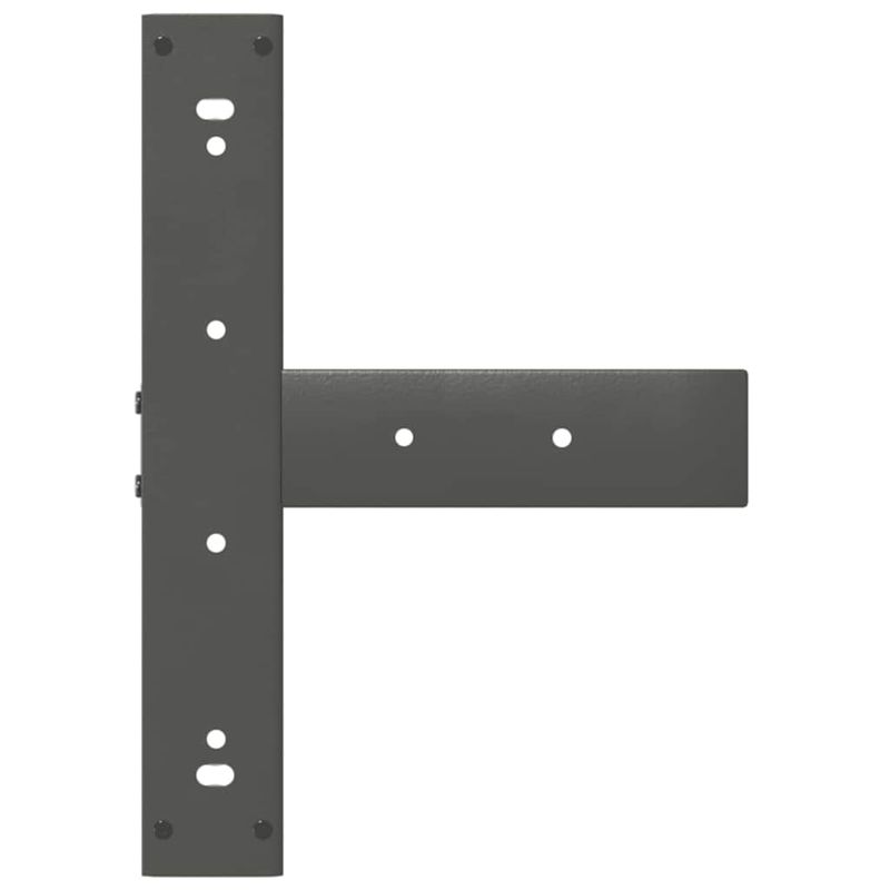 Casa si Gradina - Mobilier - Feronerie si accesorii mobila - Picioare pentru masa in forma de T, 2 buc Antracit Otel, mărime 60x35x(72-73) cm - Infinity.ro