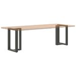 Casa si Gradina - Mobilier - Feronerie si accesorii mobila - Picioare pentru masa in forma de T, 2 buc Antracit Otel, mărime 60x35x(72-73) cm - Infinity.ro