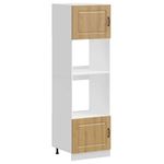 Casa si Gradina - Mobilier - Comode si corpuri - Corpuri bucatarie - Dulap pentru cuptor 2 buc Lucca Stejar artizanal lemn prelucrat - Infinity.ro