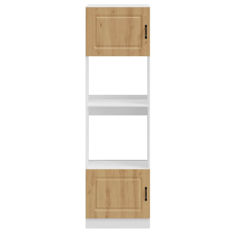 Casa si Gradina - Mobilier - Comode si corpuri - Corpuri bucatarie - Dulap pentru cuptor 2 buc Lucca Stejar artizanal lemn prelucrat - Infinity.ro