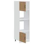 Casa si Gradina - Mobilier - Comode si corpuri - Corpuri bucatarie - Dulap pentru cuptor 2 buc Lucca Stejar artizanal lemn prelucrat - Infinity.ro