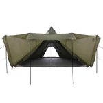 Sport si Outdoor - Camping - Corturi camping - Cort familie Tipi pentru 8 persoane verde masliniu impermeabil - Infinity.ro