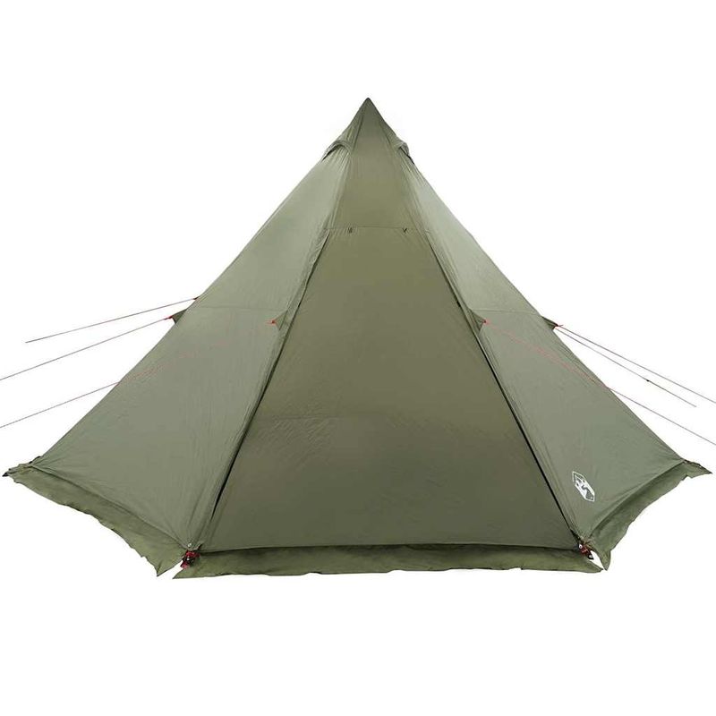 Sport si Outdoor - Camping - Corturi camping - Cort familie Tipi pentru 8 persoane verde masliniu impermeabil - Infinity.ro