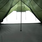 Sport si Outdoor - Camping - Corturi camping - Cort familie Tipi pentru 8 persoane verde masliniu impermeabil - Infinity.ro