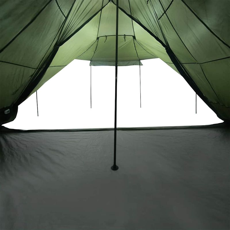 Sport si Outdoor - Camping - Corturi camping - Cort familie Tipi pentru 8 persoane verde masliniu impermeabil - Infinity.ro