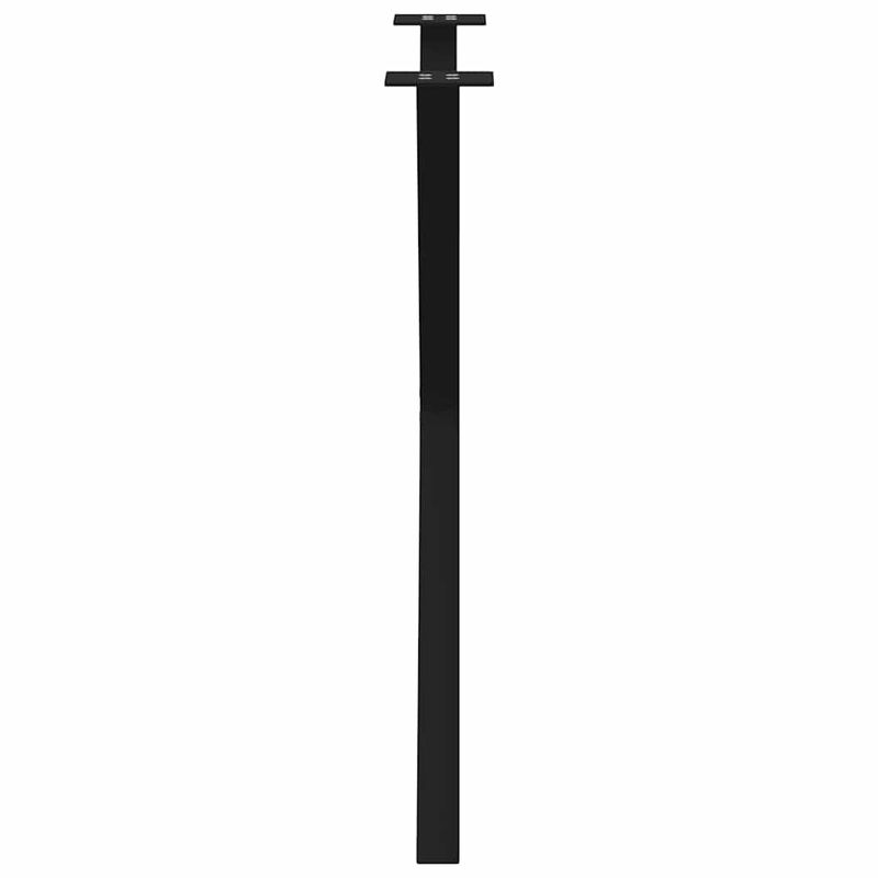 Casa si Gradina - Mobilier - Feronerie si accesorii mobila - Picioare pentru masa in forma de X, 2 buc Negru Otel, mărime 80x(72-73) cm (40 mm) - Infinity.ro