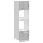 Casa si Gradina - Mobilier - Comode si corpuri - Corpuri bucatarie - Dulapuri cuptor 2 buc Lucca Gri Sonoma Lemn prelucrat - Infinity.ro