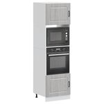 Casa si Gradina - Mobilier - Comode si corpuri - Corpuri bucatarie - Dulapuri cuptor 2 buc Lucca Gri Sonoma Lemn prelucrat - Infinity.ro