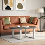 Casa si Gradina - Mobilier - Feronerie si accesorii mobila - Picioare masuta de cafea in forma de T, 2 buc alb otel, mărime 70x25x(42-43) cm - Infinity.ro