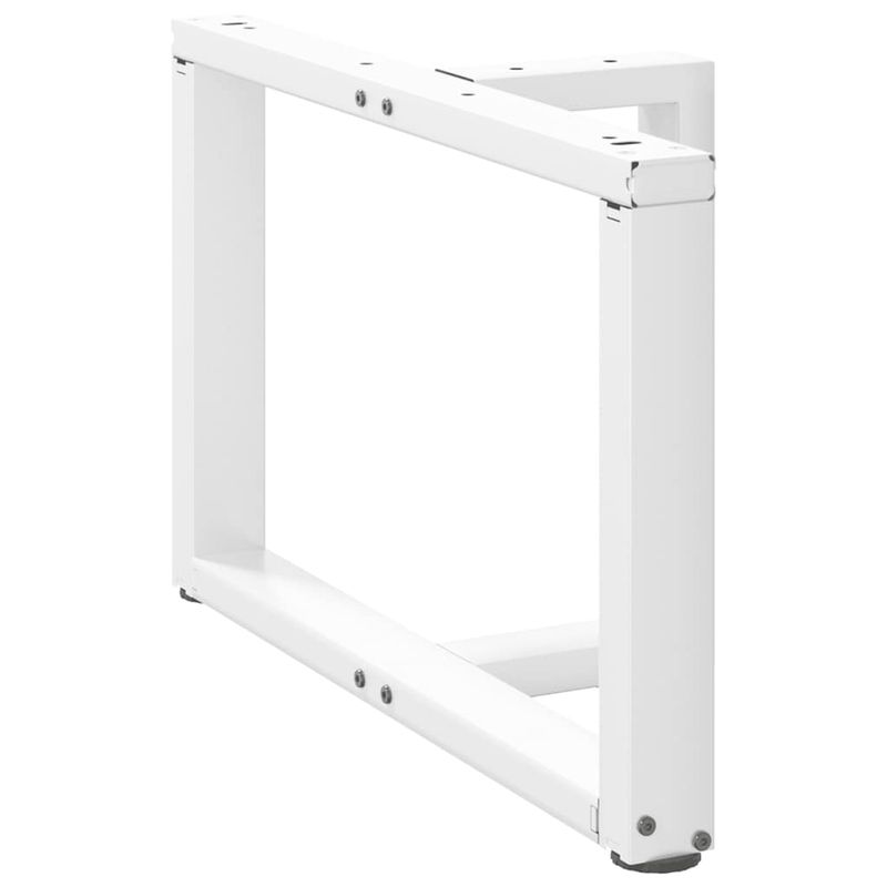 Casa si Gradina - Mobilier - Feronerie si accesorii mobila - Picioare masuta de cafea in forma de T, 2 buc alb otel, mărime 70x25x(42-43) cm - Infinity.ro