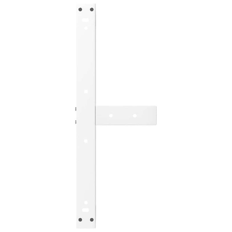 Casa si Gradina - Mobilier - Feronerie si accesorii mobila - Picioare masuta de cafea in forma de T, 2 buc alb otel, mărime 70x25x(42-43) cm - Infinity.ro
