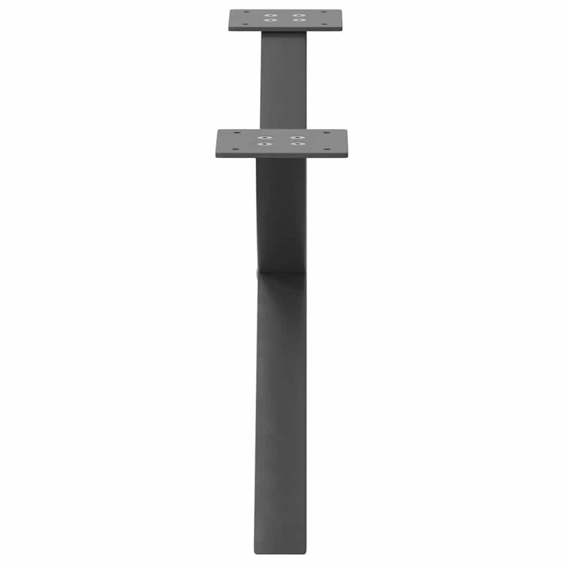 Casa si Gradina - Mobilier - Feronerie si accesorii mobila - Picioare pentru masuta cafea in forma de X, 2 buc Antracit Otel, mărime 70x(30-31) cm (40 mm) - Infinity.ro