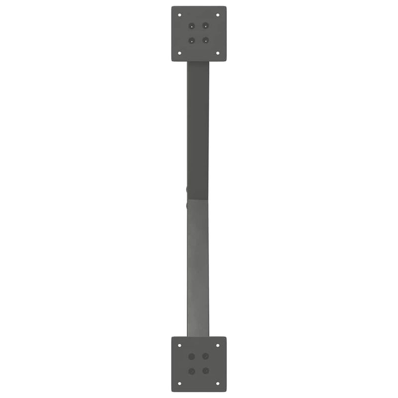 Casa si Gradina - Mobilier - Feronerie si accesorii mobila - Picioare pentru masuta cafea in forma de X, 2 buc Antracit Otel, mărime 70x(30-31) cm (40 mm) - Infinity.ro