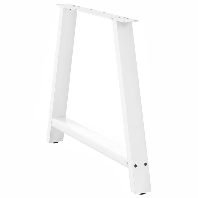 Casa si Gradina - Mobilier - Feronerie si accesorii mobila - Picioare masuta cafea in forma A 2 buc alb 100x(72-73) cm otel - Infinity.ro