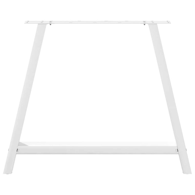 Casa si Gradina - Mobilier - Feronerie si accesorii mobila - Picioare masuta cafea in forma A 2 buc alb 100x(72-73) cm otel - Infinity.ro