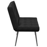 Casa si Gradina - Mobilier - Canapele si coltare - Banchete - Banca neagra 110x74x84 cm catifea - Infinity.ro