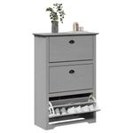 Casa si Gradina - Mobilier - Organizare si depozitare - Organizator incaltaminte - Suport pantofi „BODO” gri 80x35x118 cm - Infinity.ro