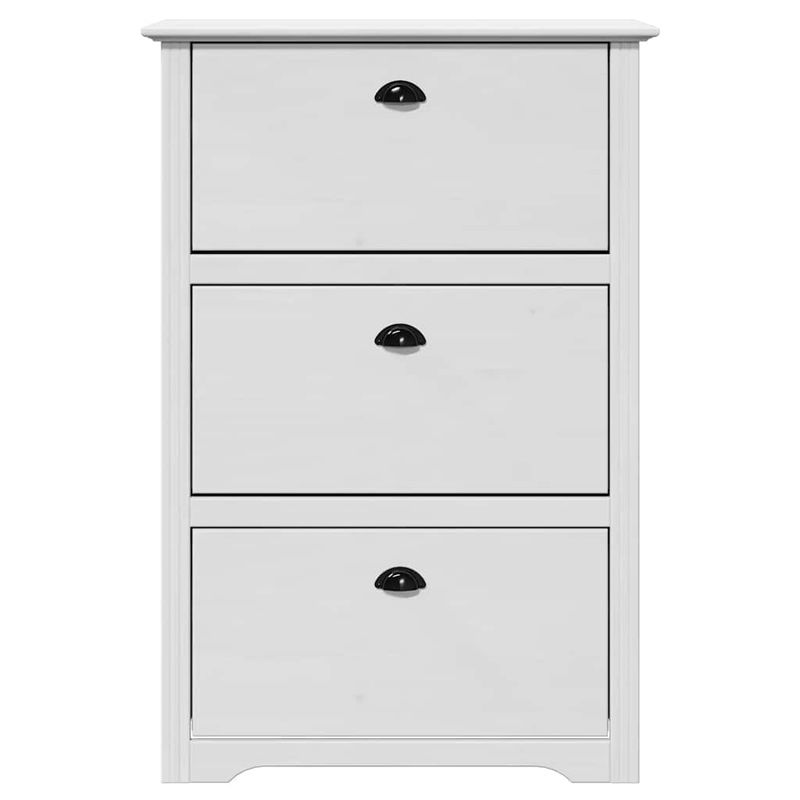 Casa si Gradina - Mobilier - Organizare si depozitare - Organizator incaltaminte - Suport pantofi „BODO” Alb 80x35x118 cm - Infinity.ro