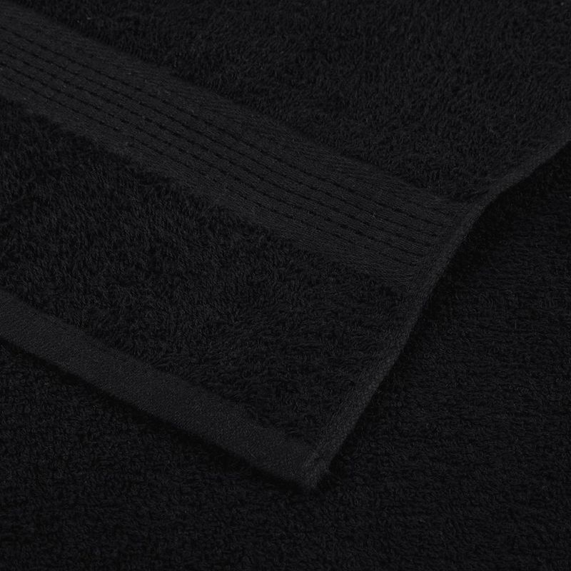 Casa si Gradina - Textile si covoare - Textile baie - Prosoape - Prosoape de dus 4 buc Negru 70x140 cm 360 g/m² 100% bumbac - Infinity.ro