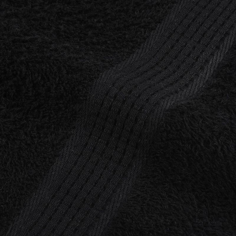 Casa si Gradina - Textile si covoare - Textile baie - Prosoape - Prosoape de dus 4 buc Negru 70x140 cm 360 g/m² 100% bumbac - Infinity.ro