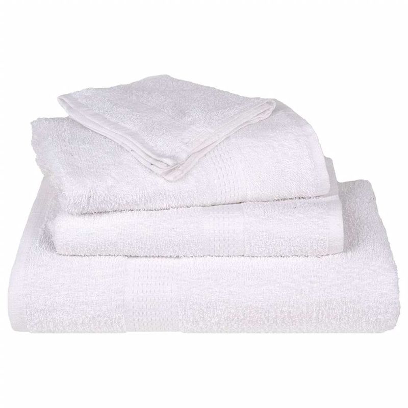 Casa si Gradina - Textile si covoare - Textile baie - Prosoape - Prosoape de baie 10 buc alb 100x150 cm 360 g/m² 100% bumbac - Infinity.ro