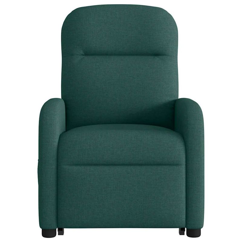 Ingrijire personala si Cosmetice - Sanatate si wellness - Articole wellness - Fotolii de masaj - Fotoliu rabatabil de masaj, cu ridicare, verde inchis, textil - Infinity.ro