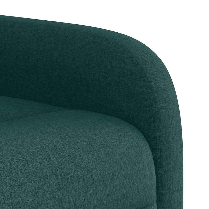 Ingrijire personala si Cosmetice - Sanatate si wellness - Articole wellness - Fotolii de masaj - Fotoliu rabatabil de masaj, cu ridicare, verde inchis, textil - Infinity.ro
