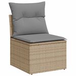 Casa si Gradina - Gradina si terasa - Mobilier exterior - Seturi mobila gradina - Set canapele de gradina, 4 piese, cu perne, bej, poliratan - Infinity.ro