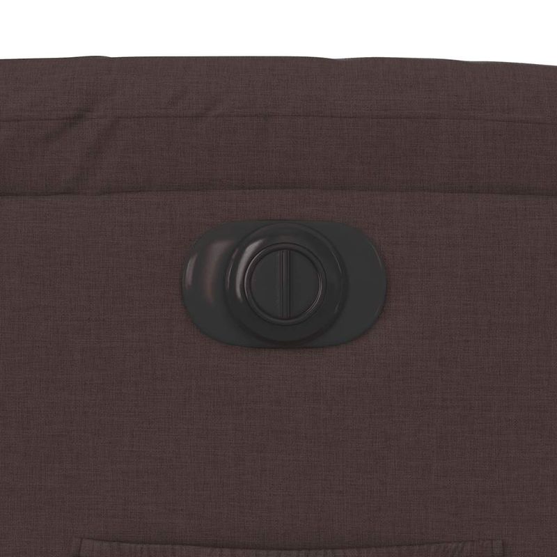 Casa si Gradina - Mobilier - Scaune si fotolii - Fotolii - Fotoliu rabatabil electric, maro inchis, material textil - Infinity.ro