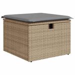 Casa si Gradina - Gradina si terasa - Mobilier exterior - Seturi mobila gradina - Set canapele de gradina, 4 piese, cu perne, bej, poliratan - Infinity.ro