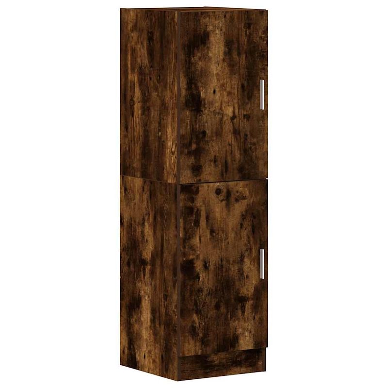 Casa si Gradina - Mobilier - Biblioteci si rafturi - Rafturi - Set dulap de bucatarie din 3 piese din lemn de stejar afumat - Infinity.ro