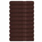 Casa si Gradina - Textile si covoare - Textile baie - Prosoape - Prosoape pentru sauna 10 buc maro 80x200cm 360 g/m² 100% bumbac - Infinity.ro