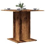 Casa si Gradina - Mobilier - Mese si birouri - Mese bucatarie si dining - Masa de bucatarie, lemn vechi, 80x80x75 cm, lemn prelucrat - Infinity.ro