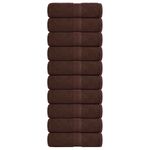 Casa si Gradina - Textile si covoare - Textile baie - Prosoape - Prosoape pentru oaspeti 10 buc maro 360 g/m² 100% bumbac - Infinity.ro