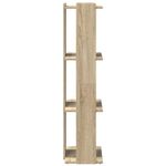 Casa si Gradina - Mobilier - Biblioteci si rafturi - Biblioteci - Biblioteca 3 niveluri stejar sonoma 60x30x120 cm lemn prelucrat - Infinity.ro