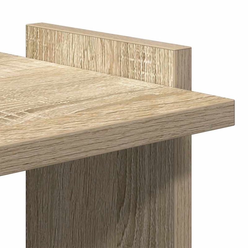 Casa si Gradina - Mobilier - Biblioteci si rafturi - Biblioteci - Biblioteca 3 niveluri stejar sonoma 60x30x120 cm lemn prelucrat - Infinity.ro