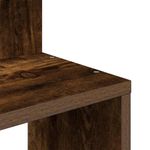 Casa si Gradina - Mobilier - Biblioteci si rafturi - Rafturi - Raft coltar perete stejar fumuriu 32x32x127,5 cm lemn prelucrat - Infinity.ro