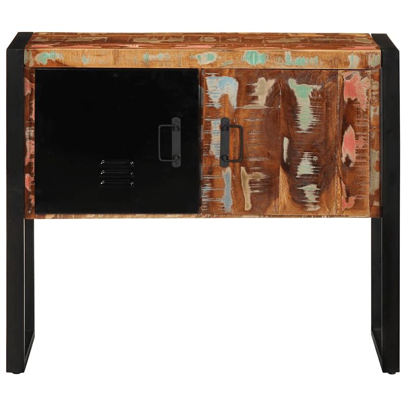 Casa si Gradina - Mobilier - Comode si corpuri - Console - Consola multicolor 90x35x75 cm lemn masiv recuperat - Infinity.ro