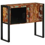 Casa si Gradina - Mobilier - Comode si corpuri - Console - Consola multicolor 90x35x75 cm lemn masiv recuperat - Infinity.ro