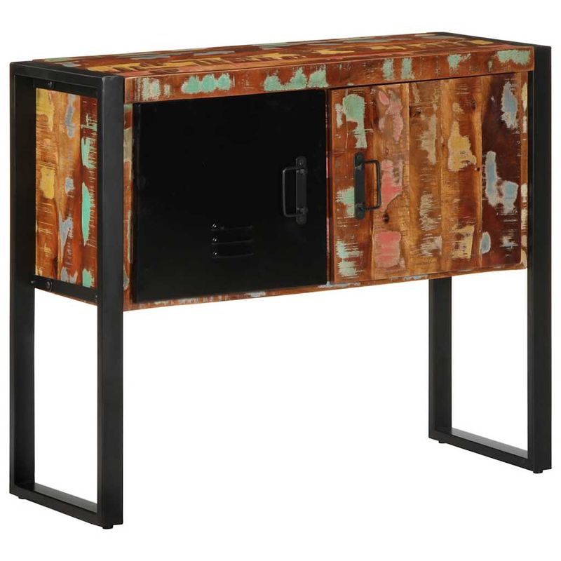 Casa si Gradina - Mobilier - Comode si corpuri - Console - Consola multicolor 90x35x75 cm lemn masiv recuperat - Infinity.ro