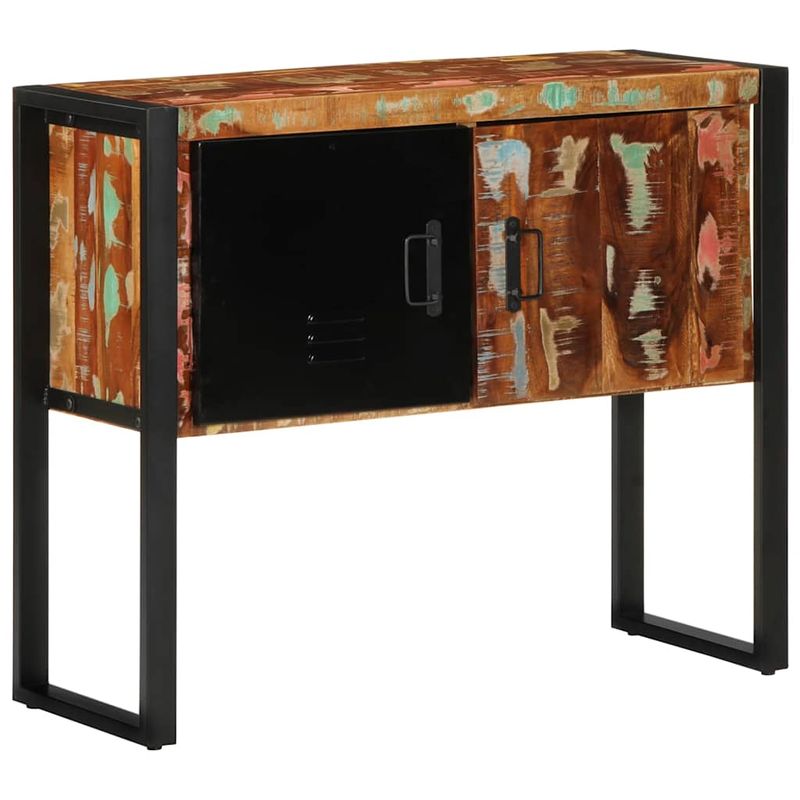 Casa si Gradina - Mobilier - Comode si corpuri - Console - Consola multicolor 90x35x75 cm lemn masiv recuperat - Infinity.ro