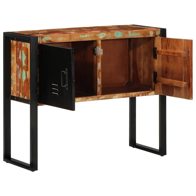 Casa si Gradina - Mobilier - Comode si corpuri - Console - Consola multicolor 90x35x75 cm lemn masiv recuperat - Infinity.ro