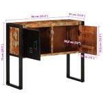 Casa si Gradina - Mobilier - Comode si corpuri - Console - Consola multicolor 90x35x75 cm lemn masiv recuperat - Infinity.ro