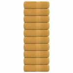 Casa si Gradina - Textile si covoare - Textile baie - Prosoape - Prosoape pentru oaspeti 10 buc Aur 30x50cm 360 g/m² 100% bumbac - Infinity.ro