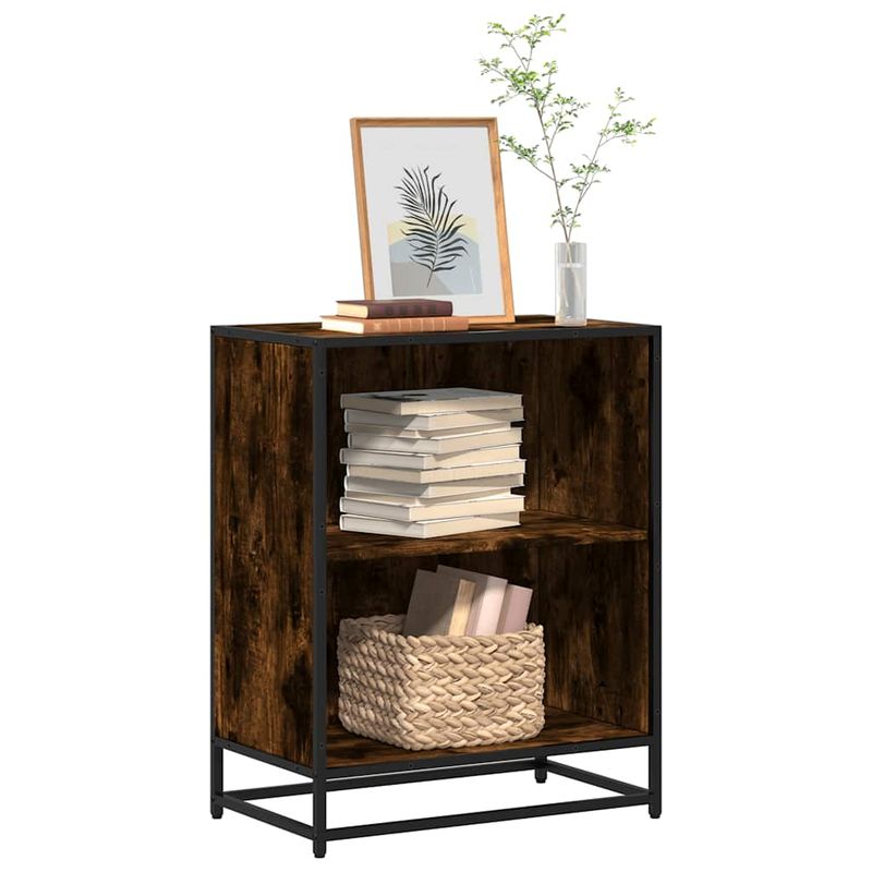 Casa si Gradina - Mobilier - Biblioteci si rafturi - Biblioteci - Biblioteca, stejar fumuriu, 60x35x76 cm, lemn prelucrat - Infinity.ro